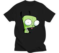 Mens Clothing Gir - Hoodie T Shirt tee Dog Robot nicktoon Nicktoons Cartoon Cartoons Scene 2000s inva Black