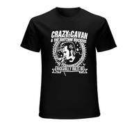 Mens Clothing Popular Crazy Cavan Concer Mens T-Shirt Black 3XL