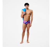 Men's Club Training Printed Brief Blue/Pink - 36 Blue/Pink 36