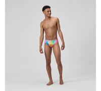Men's Club Training Printed Brief Pink/Yellow - 34 34