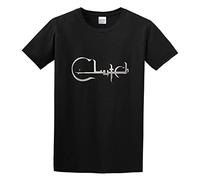 Men's Clutch Logo 1 Black Metal Rock T-Shirts Black XL