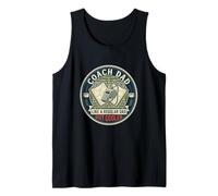 Mens Coach Dad Sports Training Football Father's Day Tank Top