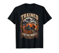 Mens Coast Guard Rescue Swimmer Trained for The Worst Value Graphic T-Shirt