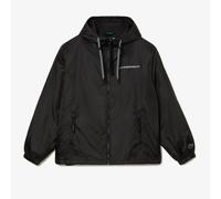 Men's Coat Lacoste Cropped Quilted Hooded Jacket in Black
