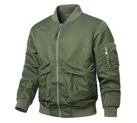 Mens Coats - Men'S Work Jacket Fall/Winter Tough Guy Coat Jacket Men'S Flight Jacket (Army Green Xxl)