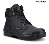Cofra Hull BIS S3 black water resistant steel toe lace up work safety boots