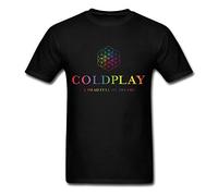 Men's Coldplay a Head Full of Dreams Concert T-shirt Black
