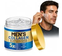 MEN'S COLLAGEN Peel Off Face Mask | Retinol & Niacinamide Overnight Wrapping Mask for Firming & Lifting-Deeply Moisturising Facial Mask to Smooth Rough Skin & Even Tone,Vitamins C, E & Hyaluronic Acid