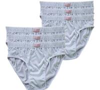 Men's College Briefs in 100% Premium Mercerized and Combed Breathable Cotton Made in Italy Hypoallergenic Tested Against Bad Fresh and Light Odors 12/6/3 Pieces (Plus Size Included), 6pcs White, M