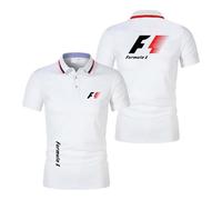 Men's Collision Color Polo Shirts for F.1 Lightweight Sportswear Training Short Sleeved Buttons Tee Top Clothes Comfy Half Sleeve Collared T-Shirts-BaiS||x_l