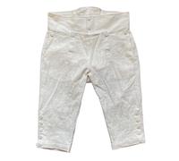 Mens Colonial Knee Linen Breeches 18th Century Pants Fall Front Style, White, 3X-Large