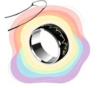 Men's Color Changing Stainless Steel Load-Bearing Protective Ring （30mm） | Metal Training And Fitness Ring For Men, Widened And Thickened, Lightweight, 5 Sizes 22mm/24mm/26mm/28mm/30mm-D