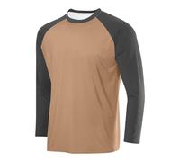 Men's Colorblock Jumper Crewneck Pullover Casual Long Sleeve Sweatshirts Cotton Shirts Loose Fit Tshirt Soft & Comfortable T-Shirts Solid Sports Leisure Jumpers Underwear Lightweight Tops
