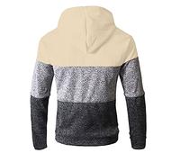 Men'S Colour Block Hoodie, Men'S Stylish Colour Block Zip Hoodie, Men'S Tri-Colour Jacket, Men'S Patchwork Hoodie, Men'S Multi-Tone Sweatshirt, Men'S Casual Colour Block Jacket