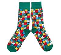 Mens Colourful Snakes & Ladders Board Game Socks 6-9 UK Size