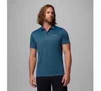 Columbia Mens Short Sleeve Polo Shirt Blue M