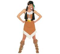 Mens Comanche Dress Costume Small UK 38/40" for Wild West Indian Fancy Dress