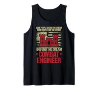 Mens Combat Engineer Sapper Saps Tank Top