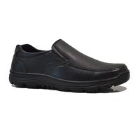 Mens Comfort Memory Foam Slip ON Casual Boat Deck Loafers Driving Walking Shoes Size (Black, UK Footwear Size System, Adult, Men, Numeric, Medium, 10)