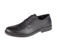 Mens Comfort Shoes IMAC Leather Shoes - Black Leather, Mens UK 8 / EU 42