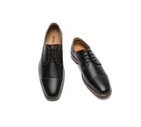 Men's Comfortable & Stylish Lace - Up Derby Shoes, Black & Brown for Every Occasion