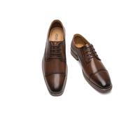 Men's Comfortable & Stylish Lace - Up Derby Shoes, Black & Brown for Every Occasion