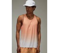 Men's Common Pace Running Ombre Race Day Singlet | Coral | Size Medium | BOOHOOMAN