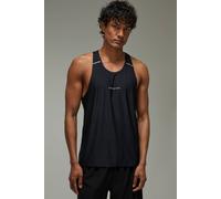 Men's Common Pace Running Race Day Singlet | Black | Size Medium | BOOHOOMAN
