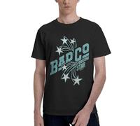 Men's Company English Rock Supergroup Bad Cotton T-Shirts Stylish Prints Crewneck Classic Short-Sleeved Shirt Stress-Free for Daily Commuting Black XXL