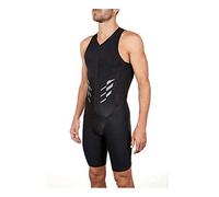 Men's Compression Full Zip Sleeved Trisuit - Triathlon Suits Mens - Trisuit Triathlon Men - Men’s Tri Suit Kit MANGNIU (Color : D, Size : XXXX-Large)