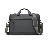Men's Computer Bag, Lightweight Handbag, Multi-Layer Design Office Bag, Convenient for Storing Documents and Small Items (Dark Gray, Medium)