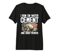 Mens Concrete Finisher & Road Construction Worker Premium T-Shirt