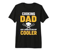 Mens Cooking Dad Like A Regular Dad But Cooler Premium T-Shirt