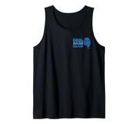 Mens Cool Dads Club Groovy Logo Birthday Fathers Day Dad Daddy Tank Top