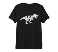 Mens Cool Dinosaur Dad T-Rex Premium T-Shirt