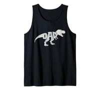Mens Cool Dinosaur Dad T-Rex Tank Top