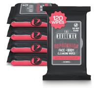 Men's Cooling Face & Body Cleansing Wipes - 4 Pack - 120 Count