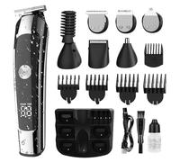 Men's Cordless Hair Clipper, USB Rechargeable Electric Hair Clipper, Hair Cutting Kit, Professional Men's Beard Trimmer, Hair Trimmer Grooming Kit, Waterproof Hair Trimmer Scissors
