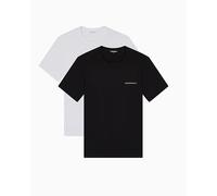 Men's CORE Logoband 2-Pack Crew Neck T-Shirt White L