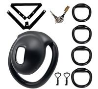 Men's Core Muscle Training Ring High Intensity Exercise Fixed Equipment A313-uk (Black+Belt, S)
