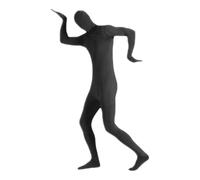 Men's Costume Bodysuits, Back Zipper Elastric, Unisex Spandex Adult Costume Halloween Disappearing Man Body Suit, for Black l