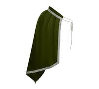 Mens Costume Renaissance Shawl - Half Shoulder Medieval Cosplay Cape, Warriors Style Cape Shawl | Outfit for Halloween Stage Performance Theme Party Masquerade Home School Event