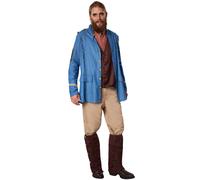 Mens Costume Steampunk Officer General Military Victorian Fancy Dress Carnival