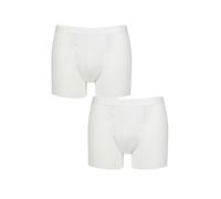 FALKE Men's Daily Comfort 2-Pack M BX Baumwolle atmungsaktiv 2 Stück Boxer Shorts, Weiß (White 2000), M (Pack of 2)