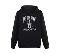 Men's Cotton Hoodies Pullover Long Sleeve Sweatshirts Death Row Records 'Logo ' Long Sleeve Sweatshirts black XL