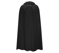 Mens Cotton Linen Medieval Cloak Gothic Steampunk Capes Hooded Coat Open Front Gown Outwear Renaissance Victorian Long Uniform Loose Fit Plain Dress Retro Wizard Overcoat Halloween Performance Costume