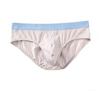 Men's Cotton Mid-Rise Briefs, 3-Pack, Soft Breathable Pouch Underwear, Stretchy Comfort Fit, for Men Seeking Everyday Support and All-Day Wear(XXL Grey)