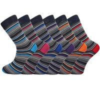 Mens Cotton Mix Socks, Funky Designs Plain Patterned Designer Ankle Sock, Suitable For Everyday Work and Casual Wear - 6 Pairs - Adults UK Size 6-11 (UK, Numeric, 6, 11, Regular, Regular, Option 11)