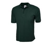 Uneek UC112 Cotton Rich Polo Shirt 220GSM Bottle Green 2XL Colour: Gre 2XL