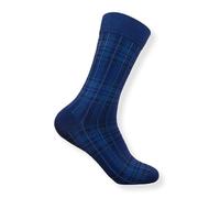 Mens Cotton Tartan Socks | Black Watch, Wallace Blue, Lindsay Green Red, Gift for Him